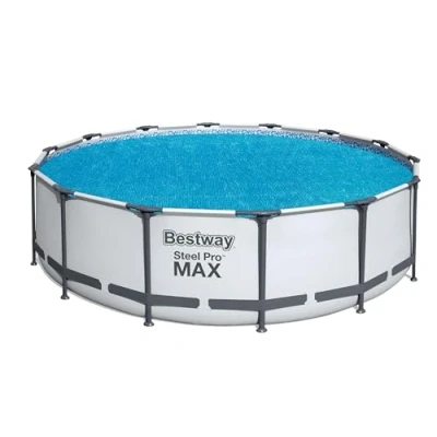 Abbildung von Bestway Flowclear™ Solarabdeckplane Ø 417 cm, für runde 457 427 cm / 547 Aufstellpools, blau