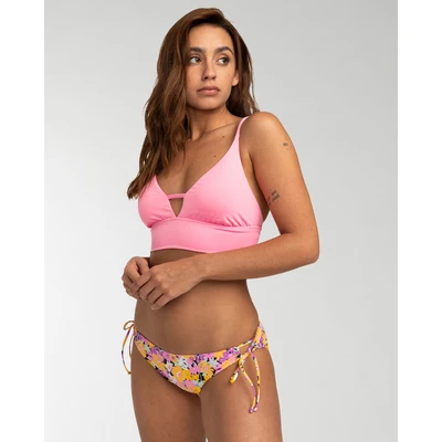 Abbildung von Billabong SOL Searcher V NECK Bikinitop, Damen, Größe: Medium, Pink daze