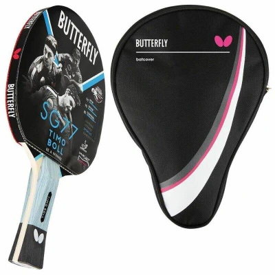 Abbildung von Butterfly 1x Timo Boll SG77 Tischtennisschläger + Tischtennishülle Drive Case