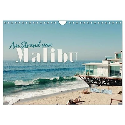 Abbildung von Am Strand von Malibu (Wandkalender 2025 DIN A4 quer), CALVENDO Monatskalender