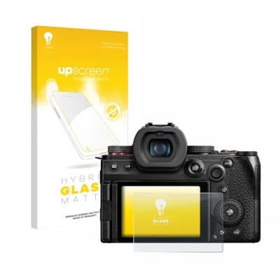 Abbildung von upscreen Entspiegelungs Schutzglas für Panasonic Lumix DC G9 II Schutzfolie Matt, Glas Folie [mattierend, 9H Panzerschutz, Anti Fingerprint]