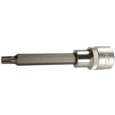Abbildung von SW Stahl 05204SB Steckschlüsseleinsatz 1/2 Spline M12 Chrom Vanadium Innenvielzahn Lang