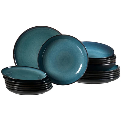 Abbildung von Ritzenhoff &amp; Breker Tafelservice &quot;Bali&quot;, (Set, 18 tlg.), Reaktivglasur, jedes Stückein Unikat
