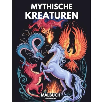Abbildung von Mythische Kreaturen Malbuch 19 magische Wesen in 3 Evolutionen: Ab 8 Jahren, perfekt für Fantasy Fans und kreative Entdecker