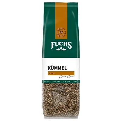 Abbildung von Fuchs Gewürze Kümmel ganz im recyclebaren Nachfüllbeutel 60 g