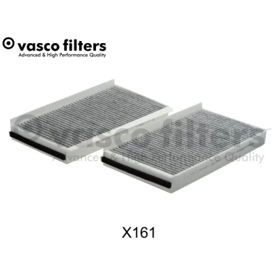 Abbildung von DAVID VASCO X161 Innenraumfilter Aktivkohlefilter 329 182 30 BMW: 5 Limousine, Touring, 6 Coupe, ALPINA: B5 Limousine