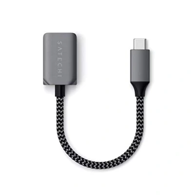 Abbildung von SATECHI USB C auf 3.0 Adapterkabel Typ A Buchse Für M2/ M1 MacBook Pro/Air, iPad M2 Mac Mini, iMac und mehr