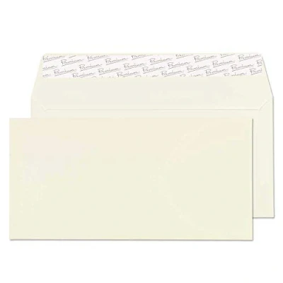 Abbildung von Blake Premium Business 71254 Briefumschläge Haftklebung Auster Wove DL 110 x 220 mm 120 g/m² 25 Stück