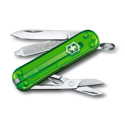 Abbildung von Victorinox Classic SD Transparent Colors Green Tea 7 Funktionen