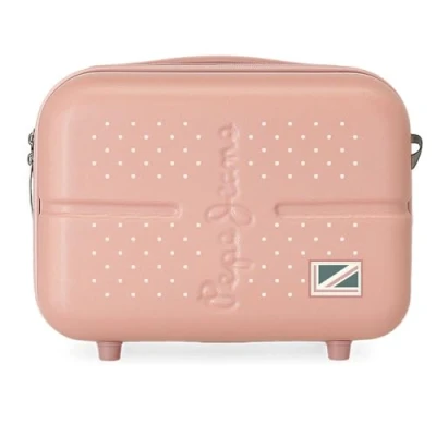 Abbildung von Pepe Jeans Laila Kulturbeutel mit Umhängetasche, 29 x 21 15 cm, Rosa, 29x21x15 cms, Anpassbare Umhängetasche