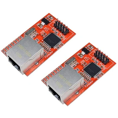 Abbildung von TECNOIOT 2 x Mini W5100 LAN Ethernet Shield Netzwerkmodul Board