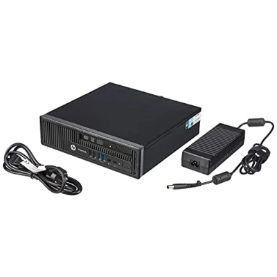 Abbildung von HP EliteDesk 800 G1 USDT Intel Core i5 256GB SSD Festplatte 8GB Speicher Win 10 Pro DVD Brenner C8N28AV Ultra Slim PC Mini Computer (Generalüberholt)