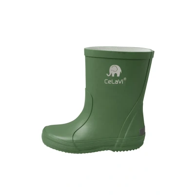 Abbildung von Celavi Basic Gummistiefel für Kinder, Größe: 27, Elm green Kunststoff
