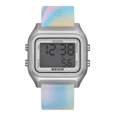 Abbildung von Nixon Unisex Digital Quarz Uhr mit Silikon Armband A1399 5229 00