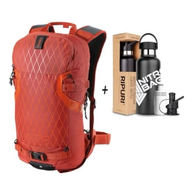 Abbildung von Nitro, ROVER 14 SET mit Ripuri 600 ml Flasche &amp; Filter, Snowboardrucksack Tourenrucksack Bikerucksack, 14L, SUPERNOVA