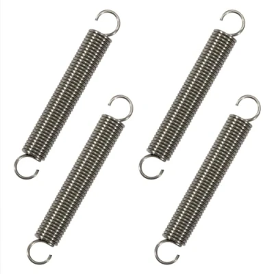 Abbildung von GUNGY Zugfedern mit Haken Edelstahl Spannfeder Zugfeder 70mm Außendurchmesser 10mm Drahtdurchmesser 1,2mm Maximale Zugkraft 3,2KG 1,2x10x70mm 4 Stück