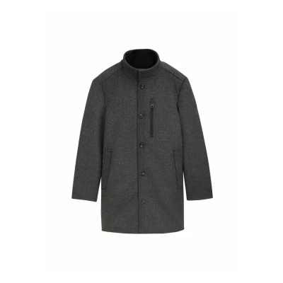 Abbildung von TOM Tailor Wintermantel, Herren, Größe: XL, Dark grey black herringbone