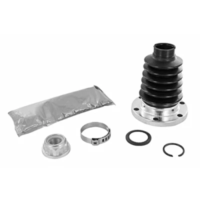 Abbildung von VAICO V10 6370 Achsmanschette getriebeseitig, Vorderachse Thermoplast ohne Schrauben VOLKSWAGEN: Golf 4 Schrägheck, 5 Schrägheck