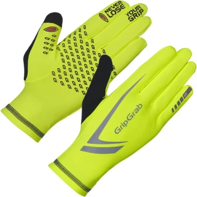 Abbildung von Gripgrab Running Expert Hi Vis Winterhandschuh Größe XXL, optimaler Grip &amp; Wärme