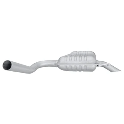 Abbildung von HELLA 8LD 366 030 231 Endschalldämpfer hinten mit Anbauteilen FORD: MONDEO 2 Kombi