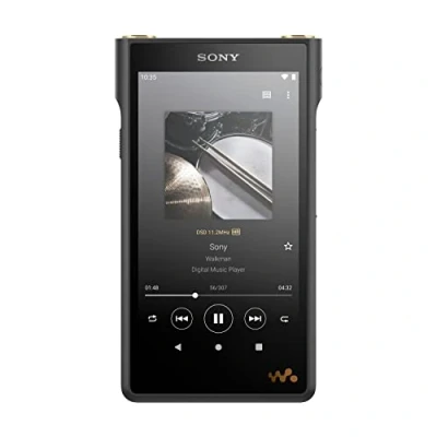 Abbildung von Sony NWWM1AM2 digitaler Walkman Musikplayer (High Resolution Audio, Android 11, Touchscreen, Bluetooth, Wi Fi), Schwarz