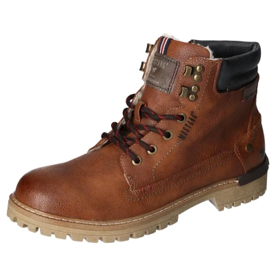Abbildung von Mustang 4142602 Schnürstiefelette, Herren, Größe: 40, Cognac Schuhe