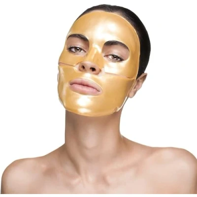 Abbildung von 10 x New Infinitive Beauty Crystal 24K Gold Powder Gel Collagen Face Mask Masks Sheet Patch, Anti Ageing Aging, Skincare, Wrinkle, Moisturising, Moisture, Hydrating, Uplifting, Whitening, Remove
