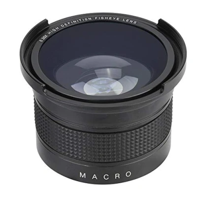 Abbildung von Tosuny 52mm 0.35X Weitwinkel Fisheye Objektiv mit Objektivdeckel Aufbewahrungstasche Universal für/für/für/für Minolta/für Pansonic/für/für Pentax SLR DSLR