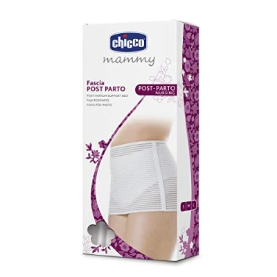 Abbildung von Chicco Damen Faja Postparto Velcro Mammy pequeña Bauchband, Weiß 00001164000110, S