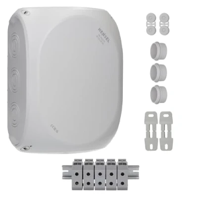 Abbildung von Hensel DK1610G Kabelabzweigkasten 2,5 10 qmm 3phasig, 16 1phasig, 5 polig Klemme IP 55