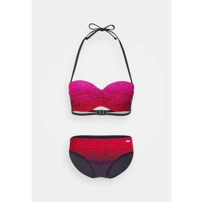 Abbildung von Lascana WIRE Bandeau SET Bikini, Damen, Größe: 34xE, Red
