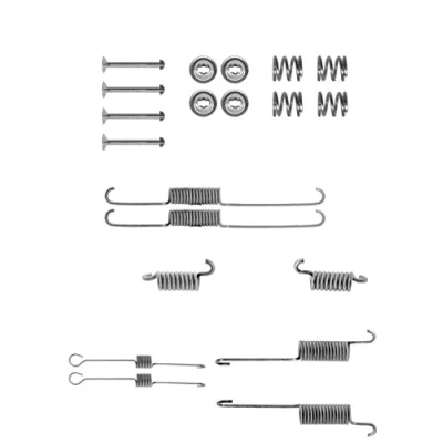 Abbildung von DELPHI LY1039 Zubehörsatz, Bremsbacken FORD: Sierra Mk2 Schrägheck, Limousine, Kombi