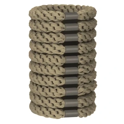 Abbildung von JessLab Haargummiset, 10 Stück Weiche Elastische Haargummis für Frauen Kein Schaden Pferdeschwanz Halter Stretchige Haarbänder Stirnband Zubehör Mädchen Damen, Khaki