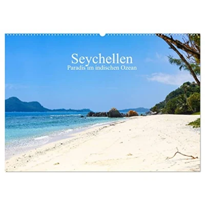 Abbildung von Seychellen Paradis im indischen Ozean (Wandkalender 2025 DIN A2 quer), CALVENDO Monatskalender