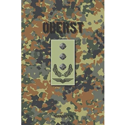Abbildung von Oberst: Punktraster Notizbuch / Tagebuch 15,24 x 22,86 cm (ca. DIN A5) 120 Seiten