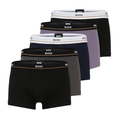Abbildung von BOSS Trunk Essential 5 PACK Panties multicoloured/black, Herren, Größe: Small, Multi coloured/black