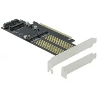 Abbildung von Delock PCI Express x16 Karte zu 1 x M.2 Key B + NVMe M mSATA