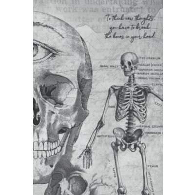 Abbildung von NOTIZBUCH ANATOMY Dotted: Notizbuch/ Journal zum Selbstgestalten, Zeichenbuch, Skizzenbuch, Blankobuch, Malbuch, Bullet 120 Seiten Weißes Papier