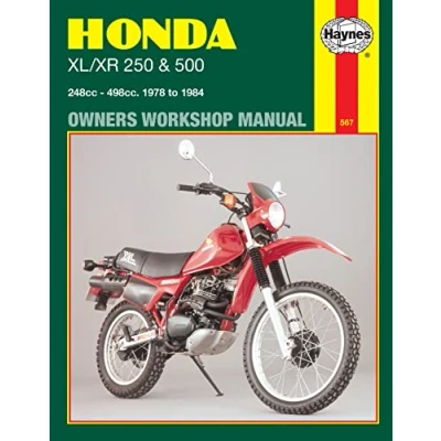 Abbildung von Honda XL/XR 250 and 500 Owners Workshop Manual: 78 84 (Haynes Manuals)