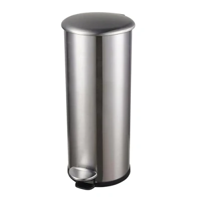 Abbildung von helit H2406600 Abfalleimer „the zinc“ 20 Liter, Mülleimer Edelstahl, Treteimer, Abfallbehälter