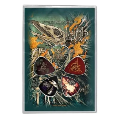 Abbildung von Lamb Of God Plektrum Omens 5er Pack (Einheitsgröße) (Bunt)
