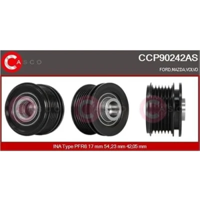Abbildung von CASCO CCP90242AS Riemenscheibe, Generator FORD: Focus 2 Kombi, C Max, Limousine