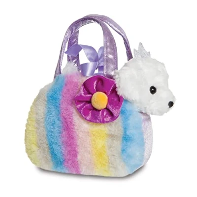 Abbildung von Aurora, 61434, Fancy Pal Princess Hund mit bunten Streifen, Plüsch