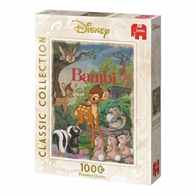 Abbildung von Jumbo Spiele Puzzle 19491 Bambi 1000 Teile Disney Classic Collection Puzzle, Puzzleteile, Made in Europe