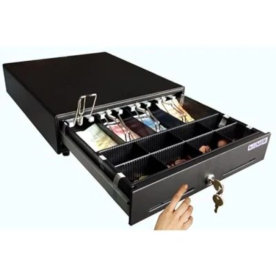 Abbildung von BlitzKasse Geldkassette Touch Kassenlade iQCash350 35x40x10cm Kassenschublade Geldlade