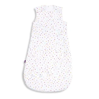 Abbildung von Snuz Pouch Baby Sleeping Bag Super Soft Cotton, Makes Night Change Easier, Ideal First Equipment Newborn Perfect, Coloured Spots 0 6 Months, 1 Tog, Summer