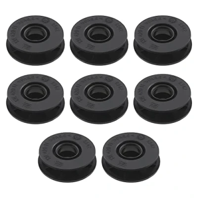 Abbildung von YINETTECH 8 Stück Auto Bodenmatten Clips 13142011 13142012 Teppich Anti Rutsch Schnalle, Kunststoff Verschluss Clip, runde Befestigungsklammern, Montagehalterung, Schwarz