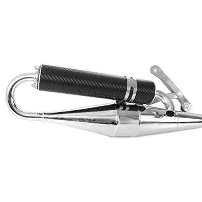 Abbildung von Tecnigas Next R chrom/carbon Tuning Sport Auspuff Jetforce 50 C Tech/Auspuff Citystar (2 Takt)