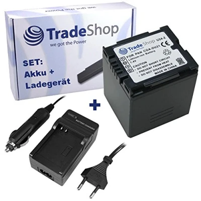 Abbildung von Angebot IM Set: Hochleistungs Kamera Li Ion Akku + Ladegerät mit Kfz Adapter für Panasonic NV GS 10B 10EG S 120B 120EG 120 140 140B 140EG 150