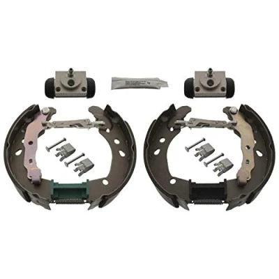 Abbildung von FEBI BILSTEIN 47162 Bremsensatz, Trommelbremse Hinterachse mit Zubehör, Radbremszylinder, Anbaumaterial RENAULT: CLIO 3, Modus / Grand